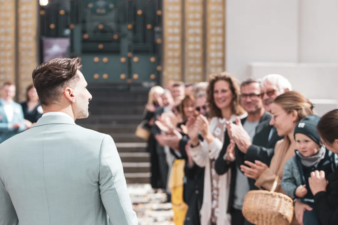 Hochzeitspaar bei der Hochzeitsreportage in Leipzig